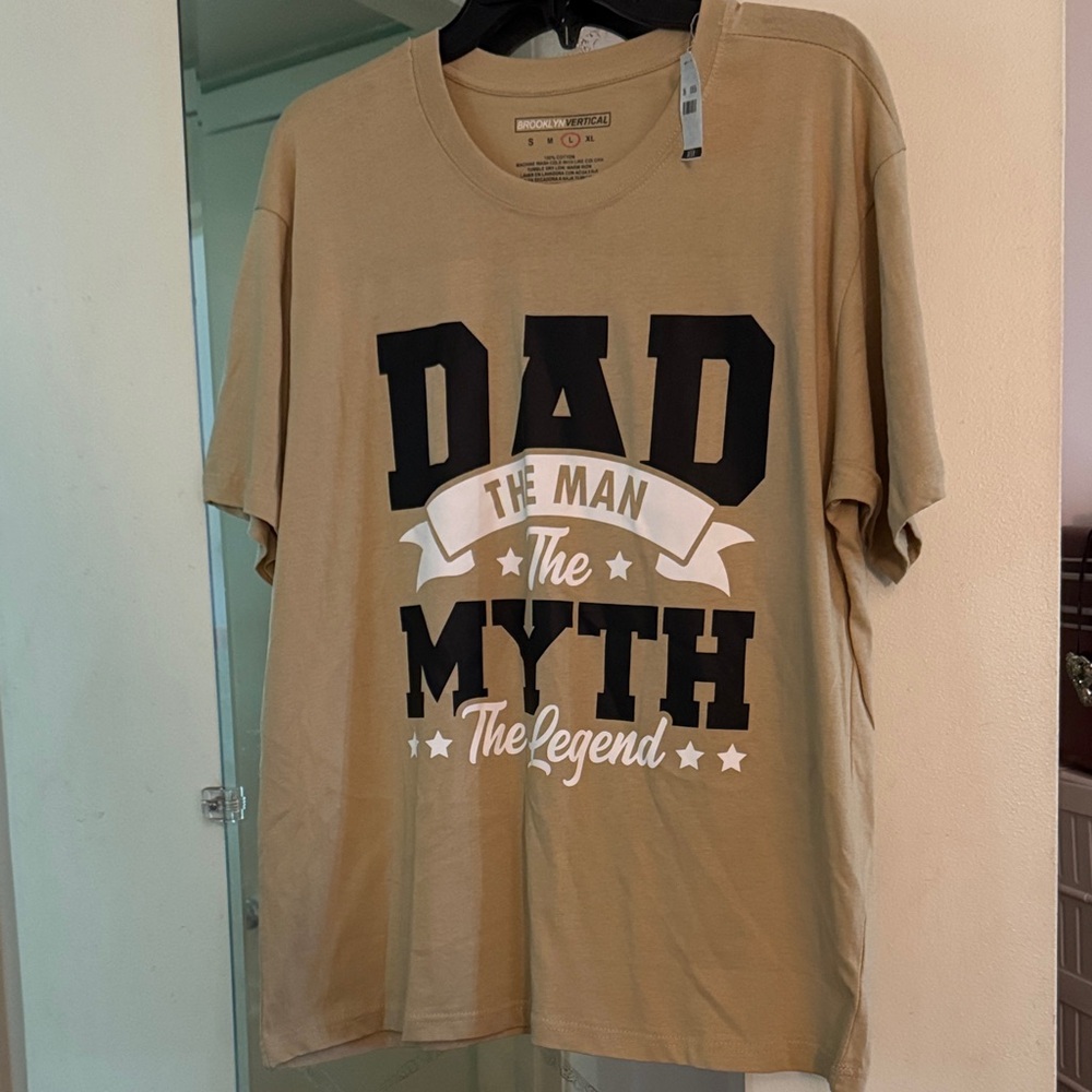 Tan 'Dad The Legend' Large T-Shirt